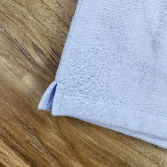 🩵NWT Light Blue High Rise Fleece Shorts Medium - Picture 7 of 9